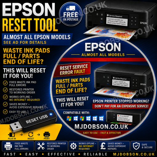 Epson Waste reset Mac Windows
