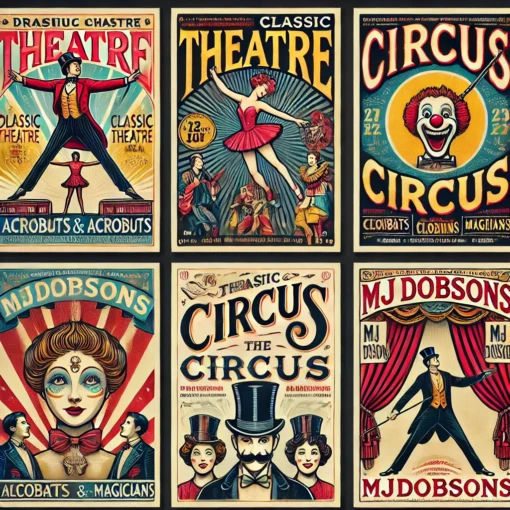 Theatre & Circus Posters on USB