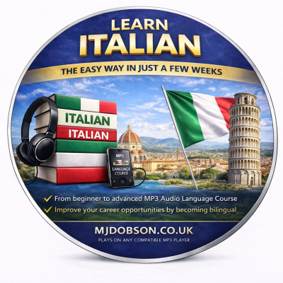 Italian Language Easy Learning Tuition MP3 CD