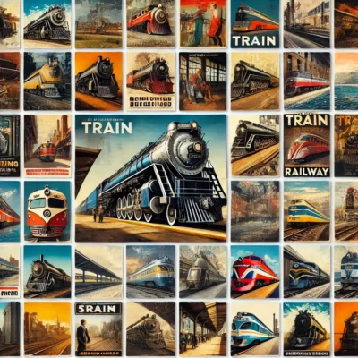 Railway Posters and Train Images DVD