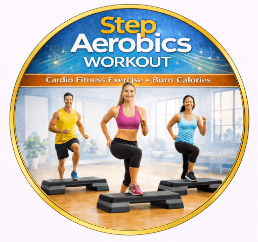 Step Aerobics Cardio Keep Fit Workout Excellent DVD