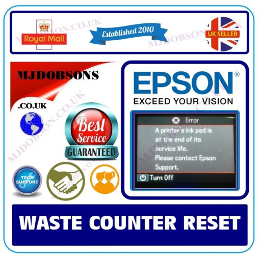 Epson End of Life Waste Ink reset for Engineers For Mac  Windows USB - Image 2