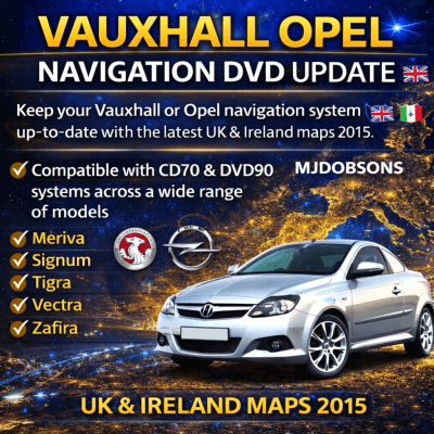 Vauxhall Navigation Update Map