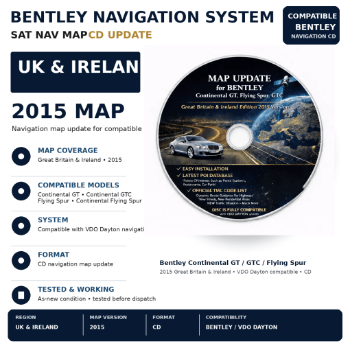 Bentley Navigation Map