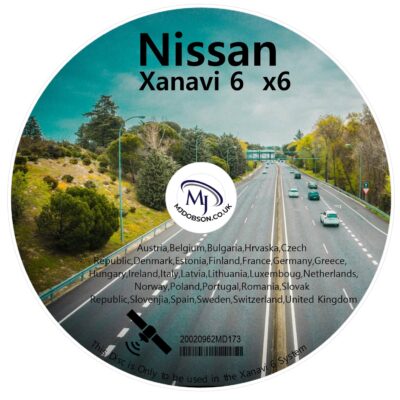 Nissan Primera Almera, X-Trail, Patrol, Murano and Primera Navigation Maps