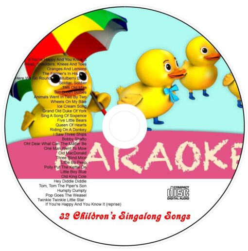 Children's Nursery Rhymes SING-ALONG SONGS CD - Image 2