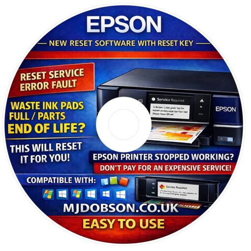 Epson Ultimate End of Life Waste Ink Reset Engineers DVD - Image 4