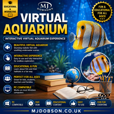 Aquarium 10 Soothing Scenes and Sounds TV DVD