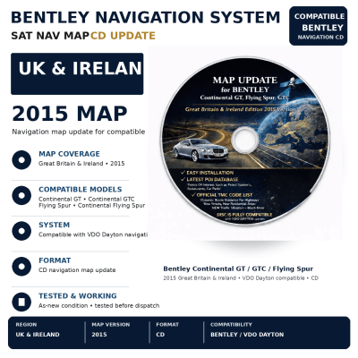 Bentley Navigation Map
