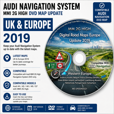 Audi MMI 2G High Map Navigation
