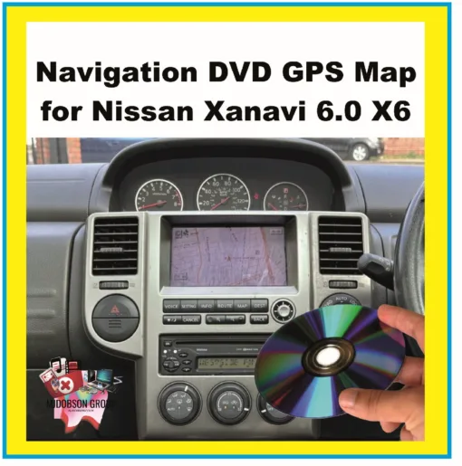 Nissan Xanavi X6.0 Sat Nav Map Update DVD – UK & Europe - Image 5