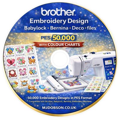 Babylock Bernina Deco Embroidery Design files PES 50.000 DVD