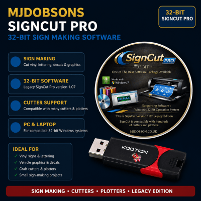Sign Cut Pro 32 Bit For Windows USB