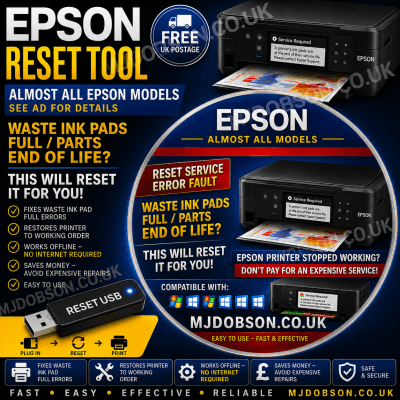 Epson Waste reset Mac Windows