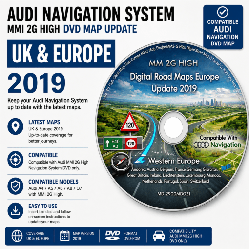 Audi MMI 2G High Map Navigation