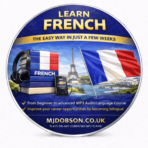 French Audio Language Learning Course MP3 CD