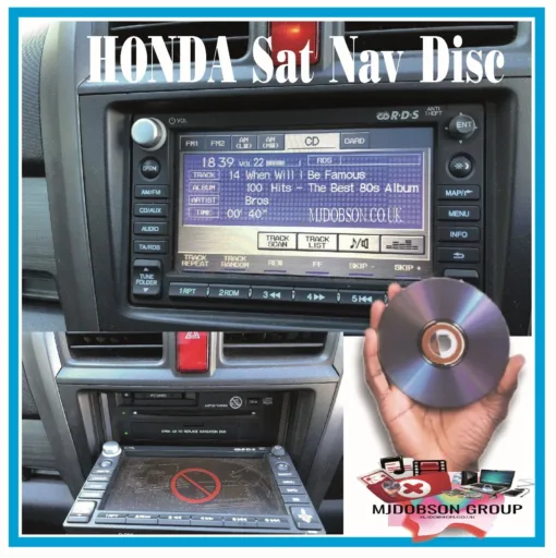 Honda V3.C0 Sat Nav Map Update DVD 2018 – Western Europe - Image 6