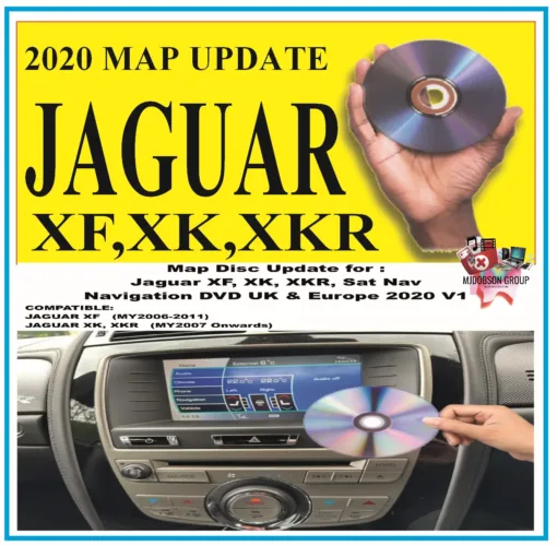 Jaguar XF/XK/XKR Navigation Map Update Disc – SKU md388 - Image 6