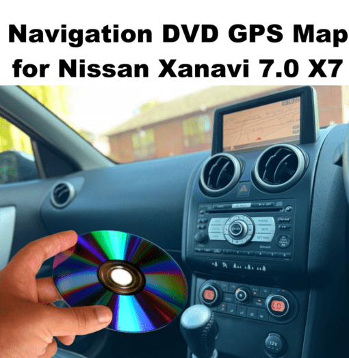 Nissan Xanavi X7.0 Sat Nav Map Update DVD – UK & Europe - Image 4