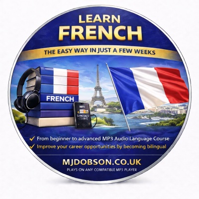 French Audio Language Learning Course MP3 CD