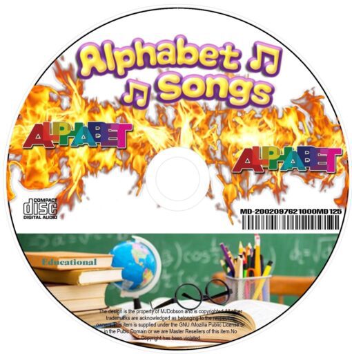 Alphabet ABC 2 CDs Alphabet Songs Learn By Music & Songs Childrens CD - Image 2