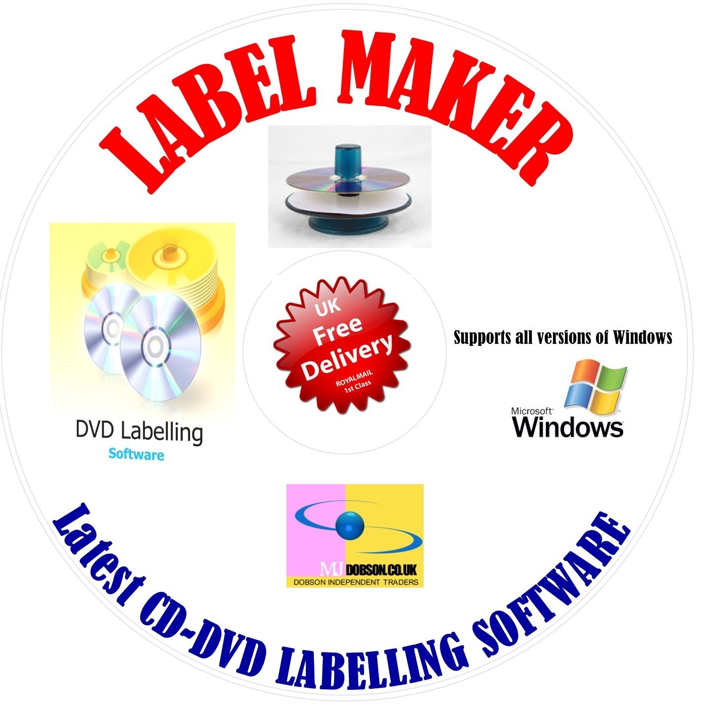 cd dvd label maker software free