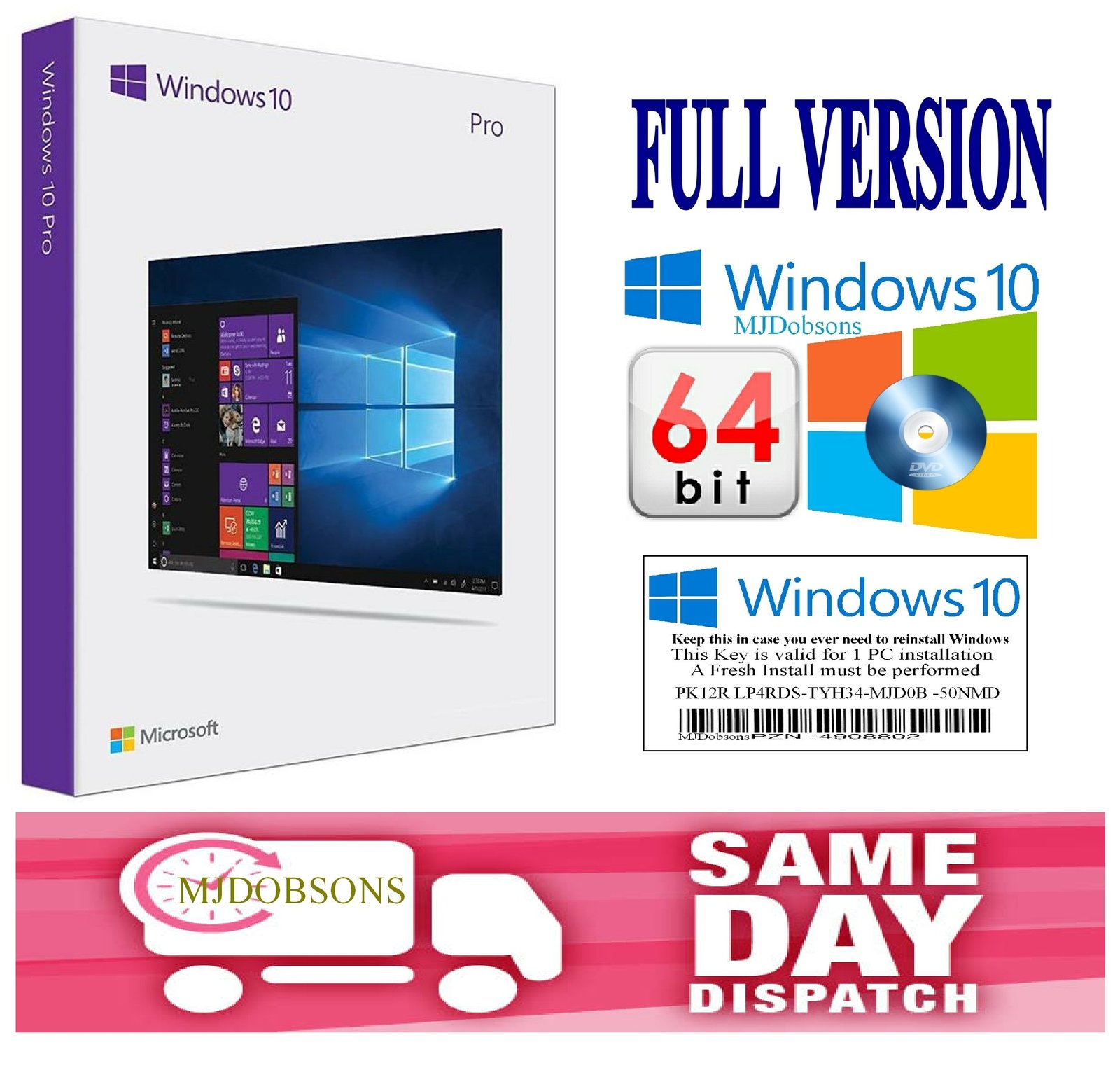 windows 10 pro product key purchase on ebay
