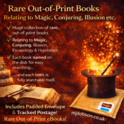 Magic Card Tricks, Mind Reading, Escapology USB