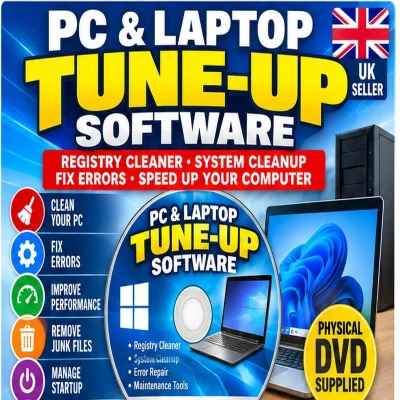 Computer Diagnostic Recovery Repair Threat Removal Registry Cleaner Tuneup USB