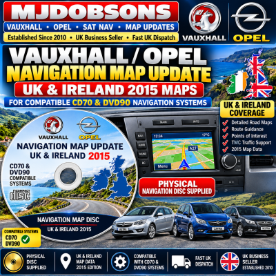 Vauxhall Navigation Update Map