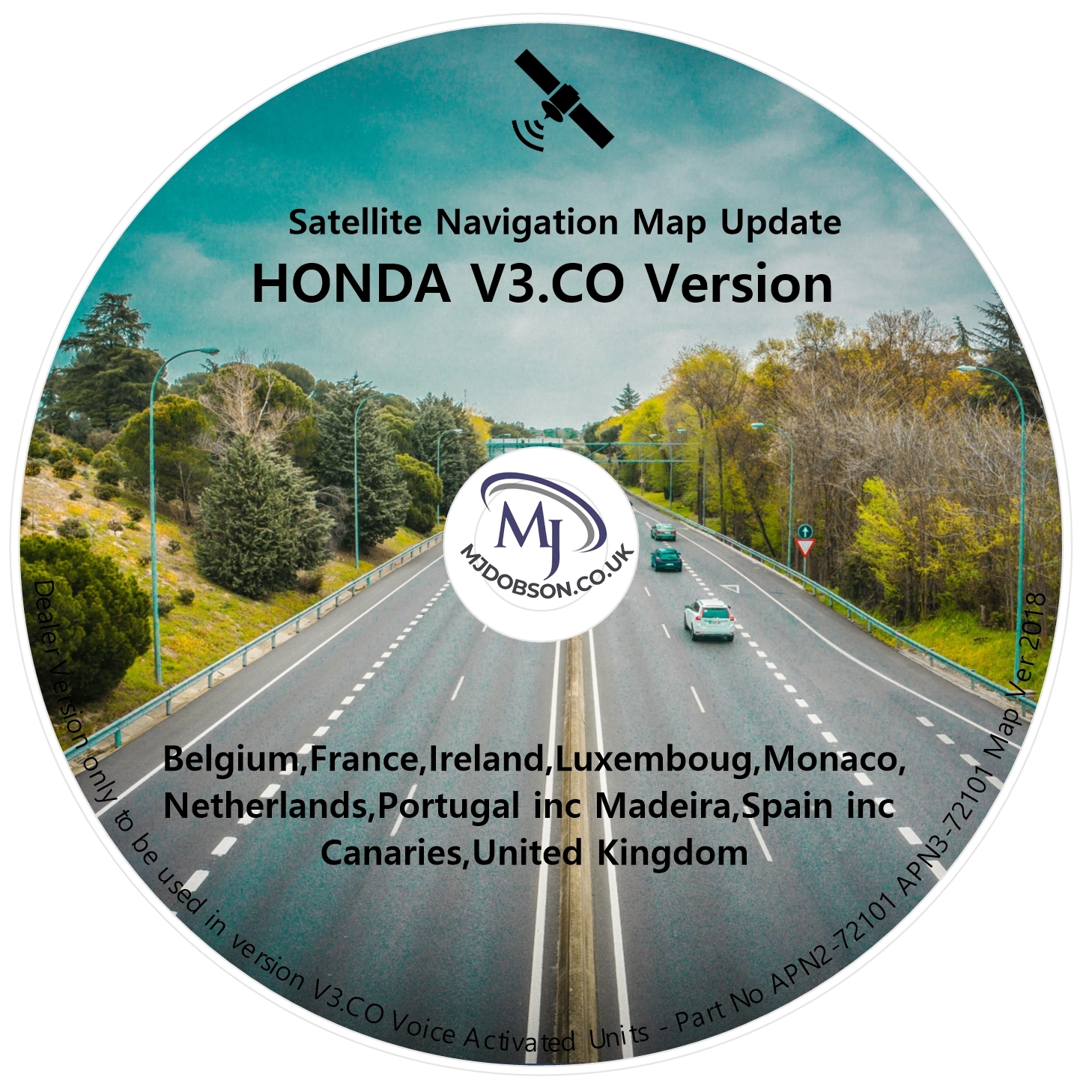 Honda Legend-Accord- CR-V Civic CR-Z -Insight Satellite Navigation Map Update MJDobsons - Image 2