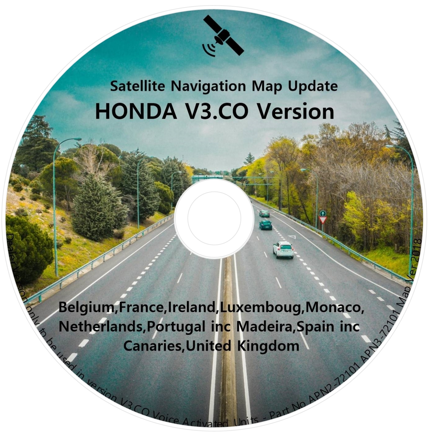 Honda Legend-Accord- CR-V Civic CR-Z -Insight Satellite Navigation Map Update MJDobsons