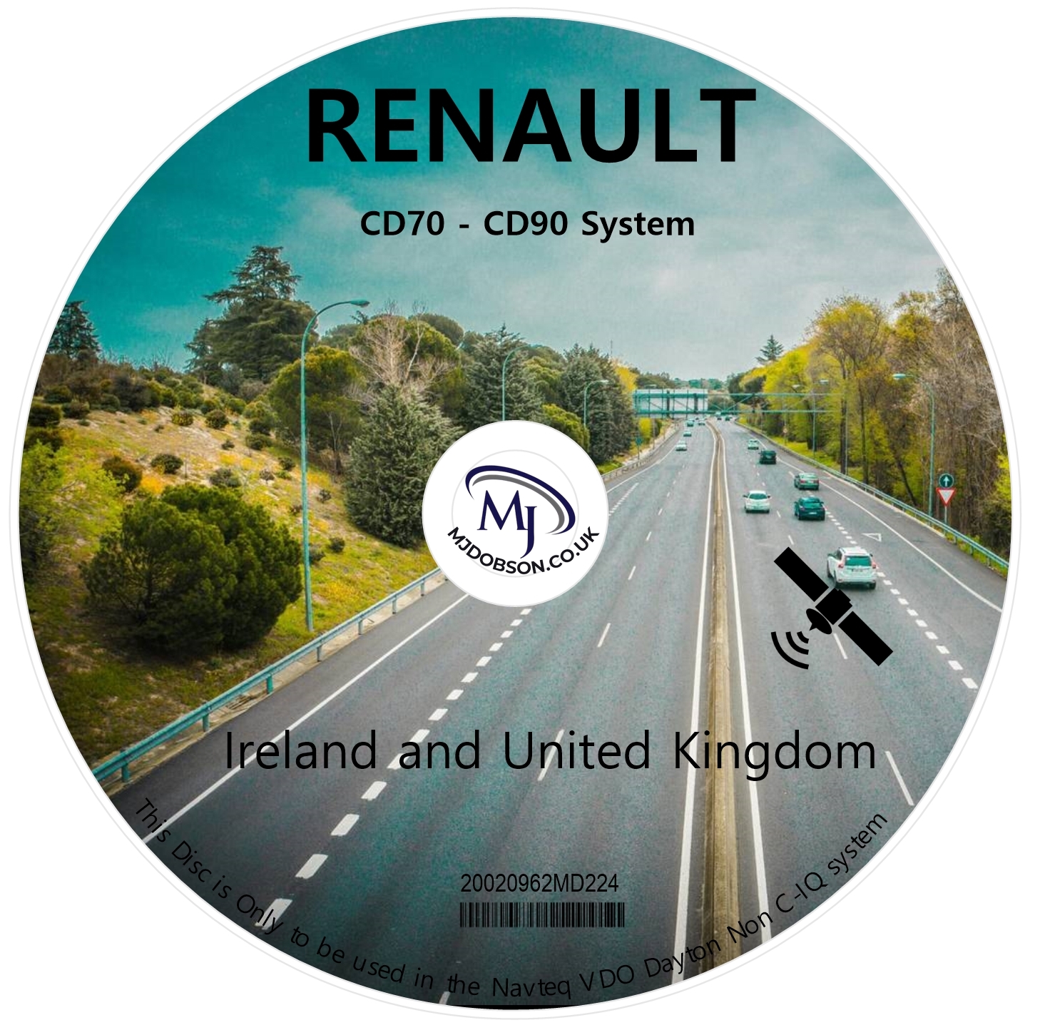 Renault Clio,Espace,Laguna,Megane,Safrane,Traffic Navigation Maps