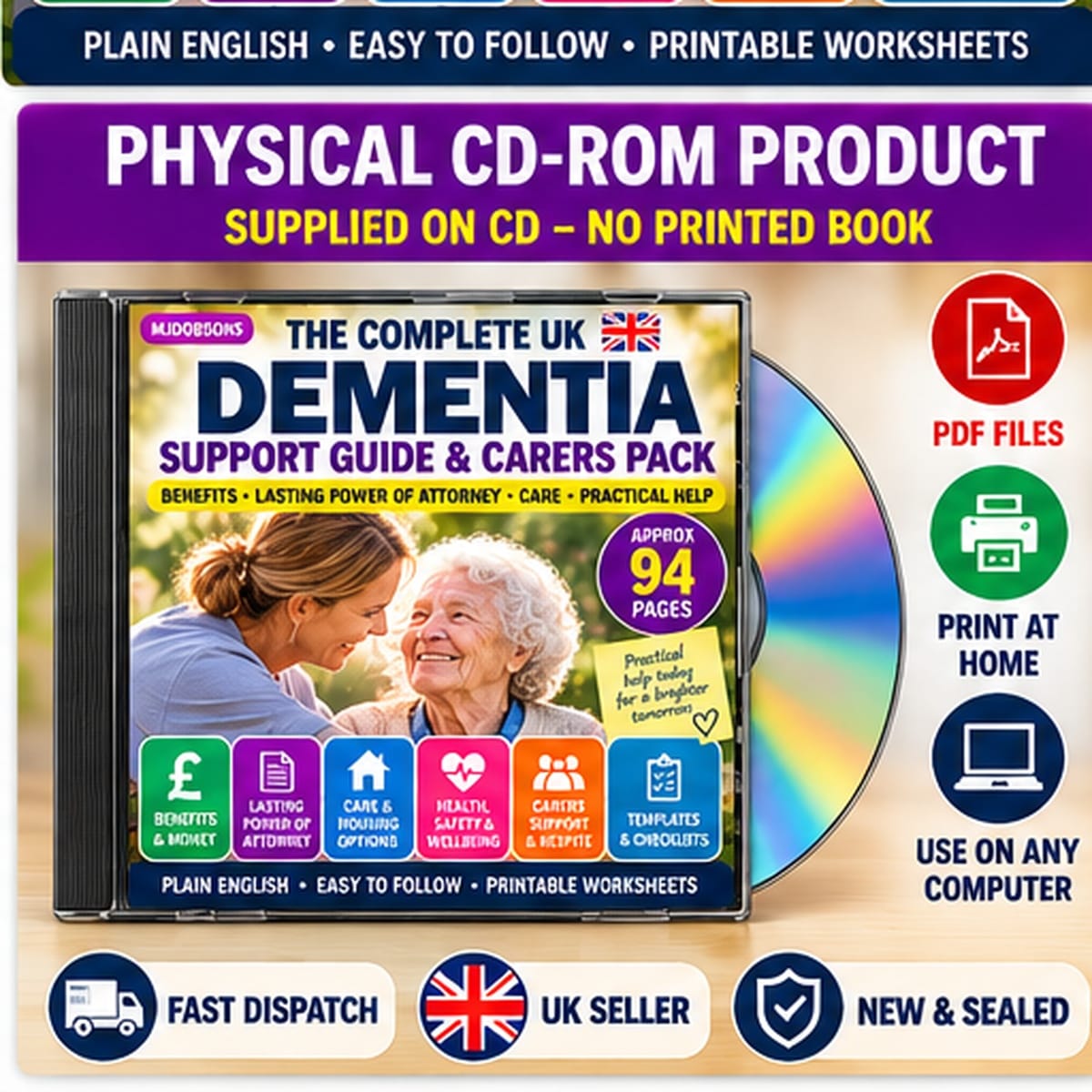 Dementia: How to Cope with a Loved One - UK Family & Carer Support Guide PDF DVD - Image 2